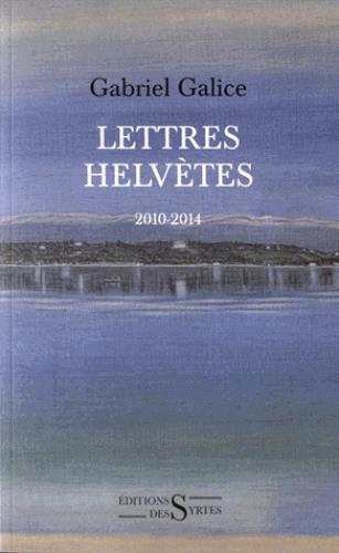 Emprunter LETTRES HELVETES livre
