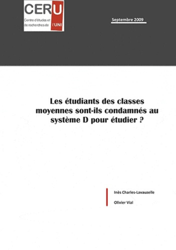 Emprunter Les étudiants des classes moyennes sont-ils condamnés au système D pour étudier ? livre