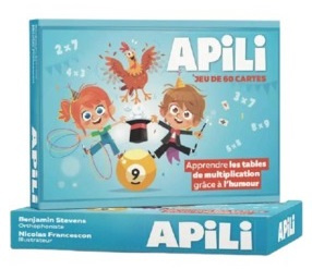 Emprunter Apili jeu de 60 cartes - Apprendre les tables de multiplications grâce à l'humour livre