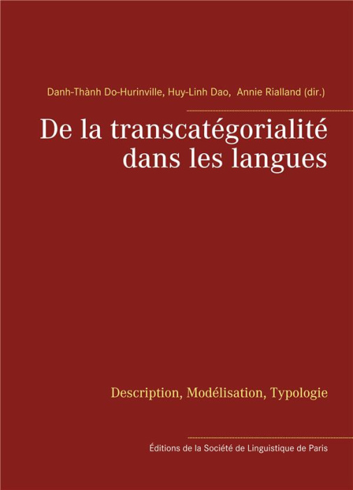 Emprunter De la transcatégorialité dans les langues. Description, modélisation, typologie livre
