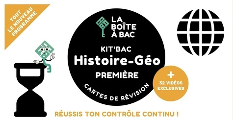 Emprunter Histoire-Géo première. Cartes de révision 32 vidéos exclusives livre