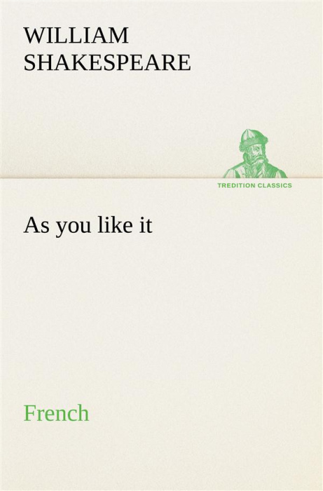 Emprunter As you like it. French livre