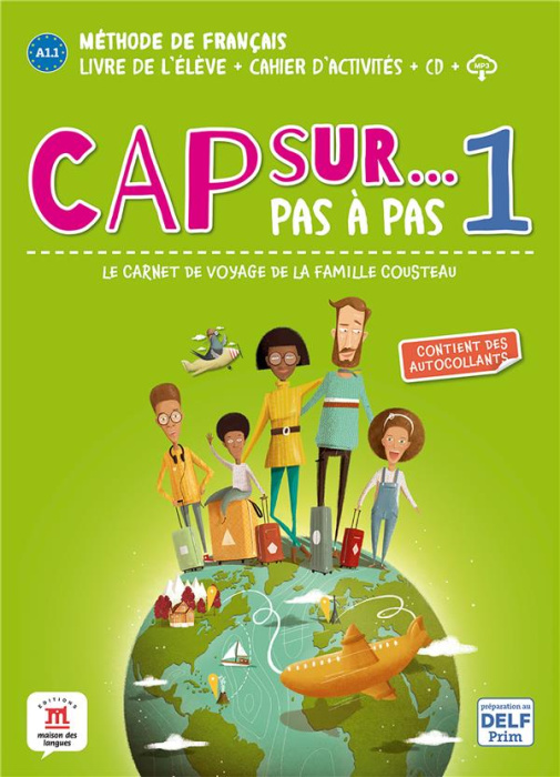 Emprunter Cap sur... pas à pas 1 A1.1. Livre de l'élève cahier d'activités, Edition 2020, avec 1 CD audio livre