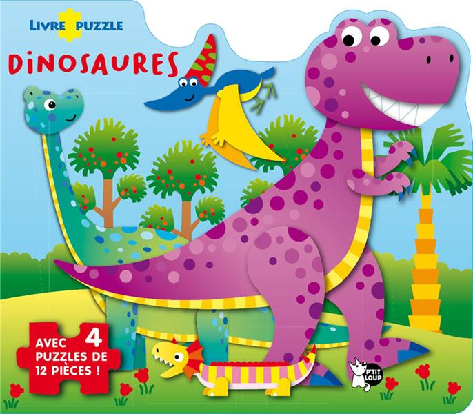 Emprunter Dinosaures. Avec 4 puzzles de 12 pièces ! livre