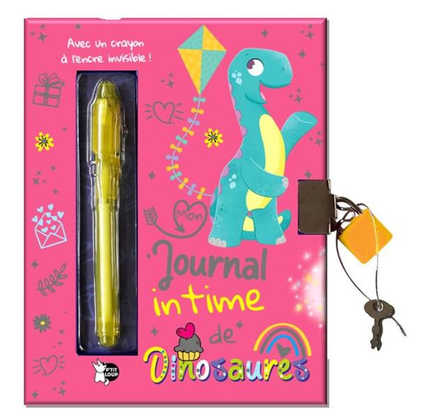 Emprunter Mon journal intime de dinosaures. Avec un crayon à l'encre invisible et 1 cadenas avec 1 clé livre