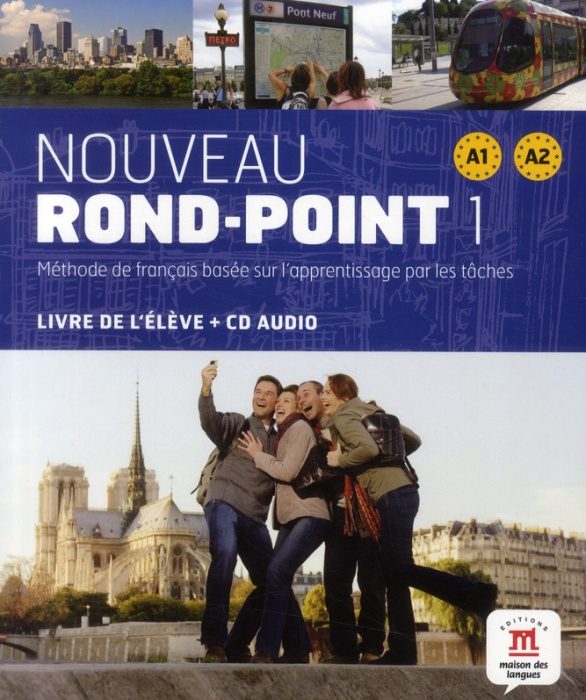 Emprunter Nouveau rond-point 1 A1 A2. Livre de l'élève CD Audio, avec 1 CD audio livre