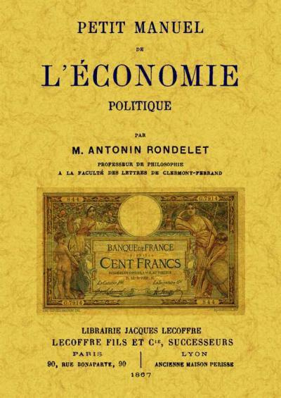 Emprunter Petit manuel de l'economie politique livre