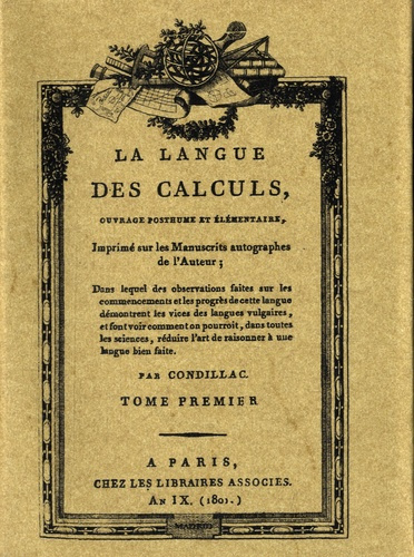 Emprunter La langue des calculs. Tome 1 livre