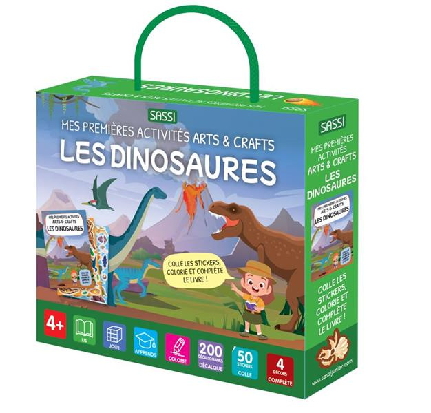 Emprunter Les dinosaures. Avec 1 stylo spécial décalquage, 4 décors à compléter et 200 décalcomanies à sec livre