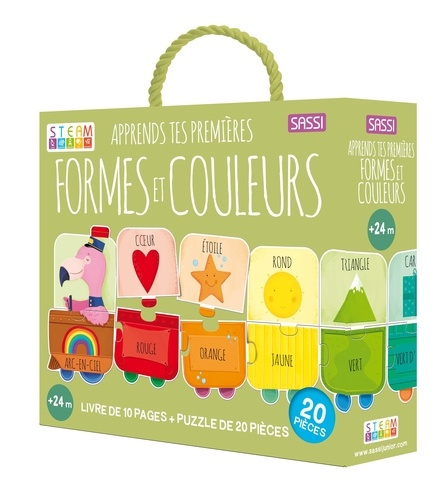 Emprunter Apprends tes premières formes et couleurs. Livre de 10 pages Puzzle de 20 pièces livre