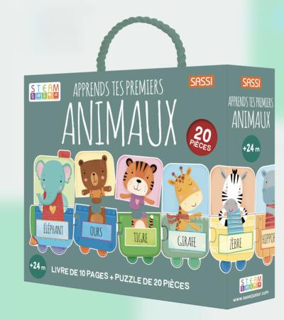 Emprunter Apprends tes premiers animaux. Avec un livre de 10 pages, un puzzle de 20 pièces livre