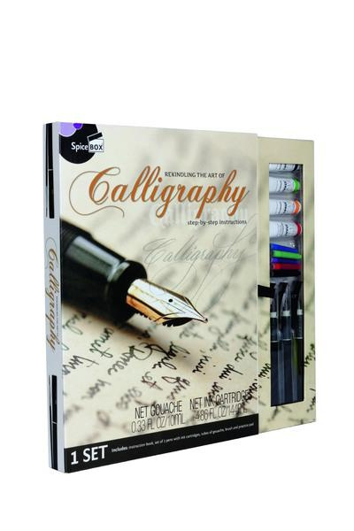 Emprunter Coffret Ranimer l'art de la calligraphie. Contient : 1 manuel d'instructions, 3 stylos avec cartouch livre