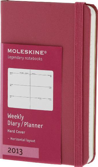 Emprunter AGENDA SEMAINIER HORIZONTAL 2013 TR PT FT RIGIDE ROSE livre
