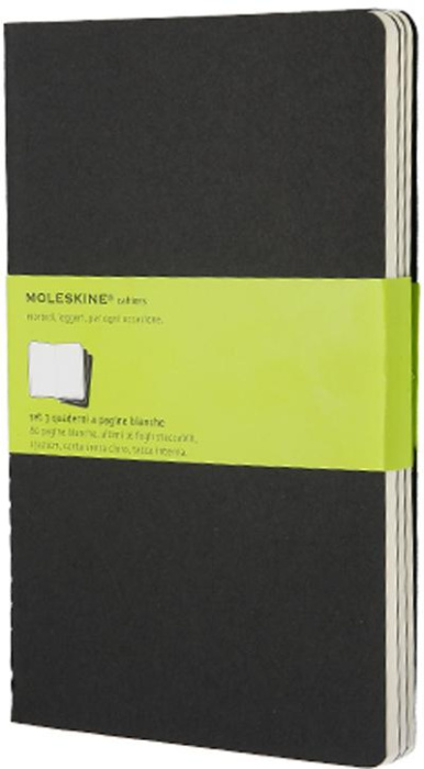 Emprunter CAHIER BLANC GRAND FORMAT COUV. SOUPLE CARTON NOIR SET DE 3 livre