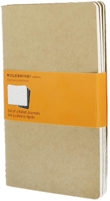 Emprunter CAHIER LIGNE GRAND FORMAT COUV. SOUPLE CARTON KRAFT SET DE 3 livre