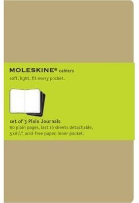 Emprunter CAHIER BLANC GRAND FORMAT COUV. SOUPLE CARTON KRAFT SET DE 3 livre