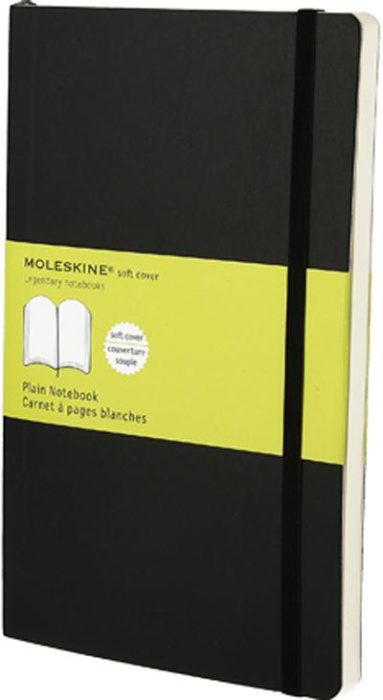 Emprunter Carnet à pages blanches - Couverture souple noir - Moyen livre