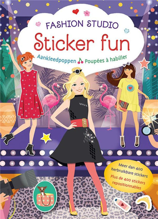 Emprunter Fashion Studio Poupées à habiller. Avec plus de 400 stickers repositionnables, Edition bilingue fran livre