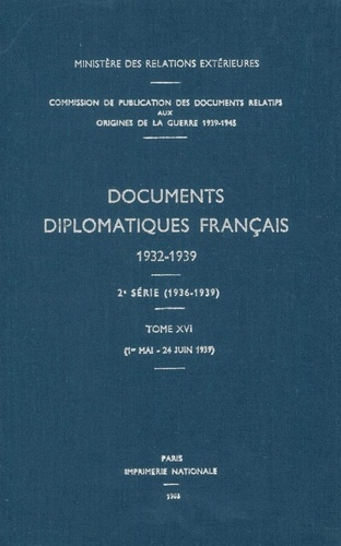 Emprunter Documents diplomatiques français. 1939 – Tome III (1er mai – 24 juin) livre