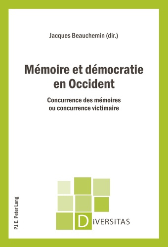 Emprunter Mémoire et démocratie en Occident : concurrence des mémoires ou concurrence victimaire livre