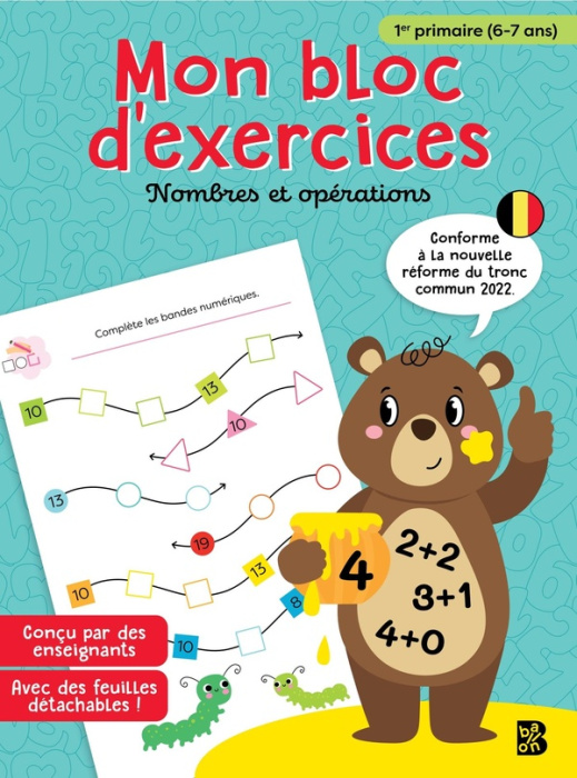 Emprunter Mon bloc de maths 1ère primaire livre