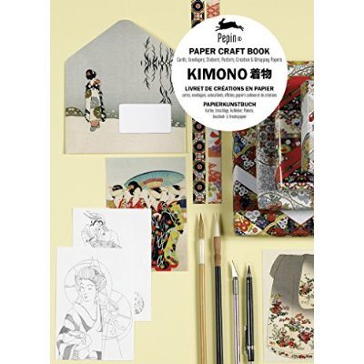 Emprunter Kimono. Livret de créations en papier : cartes, enveloppes, autocollants, affiches, papiers cadeaux livre