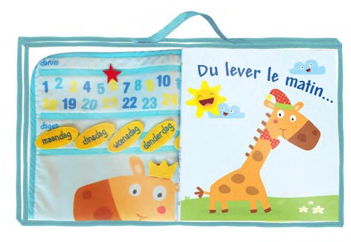 Emprunter Du lever le matin... Le premier calendrier de Monsieur Girafe. Avec un calendrier en coton brodé livre