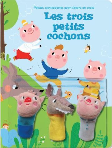 Emprunter Les trois petits cochons. Avec 3 marionnettes livre