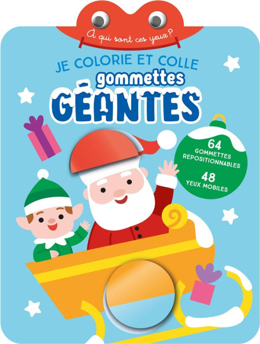 Emprunter Je colorie et colle gommettes géantes Père Noël livre