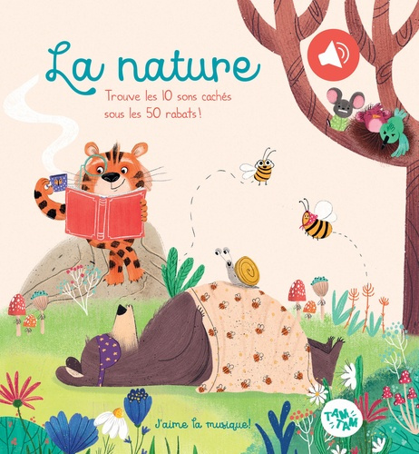 Emprunter La nature. Trouve les 10 sons cachés sous les 50 rabats ! livre