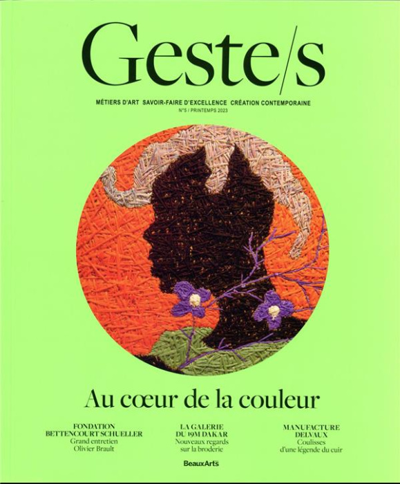 Emprunter Geste/s N° 5, Printemps 2023 : Au coeur de la couleur. Métiers d'?art, savoir-faire d'excellence, cr livre