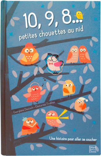 Emprunter 10, 9, 8 ... petites chouettes au nid livre