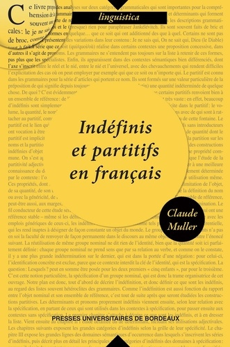 Emprunter Indéfinis et partitifs en français livre
