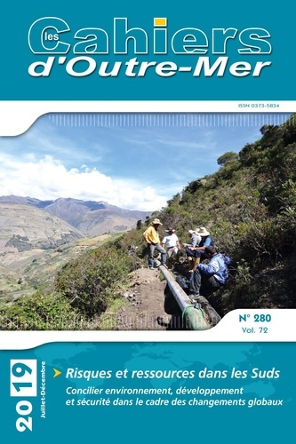 Emprunter Les Cahiers d'Outre-Mer N° 280, juillet-décembre 2019 : Risques et ressources dans les Suds. Concili livre