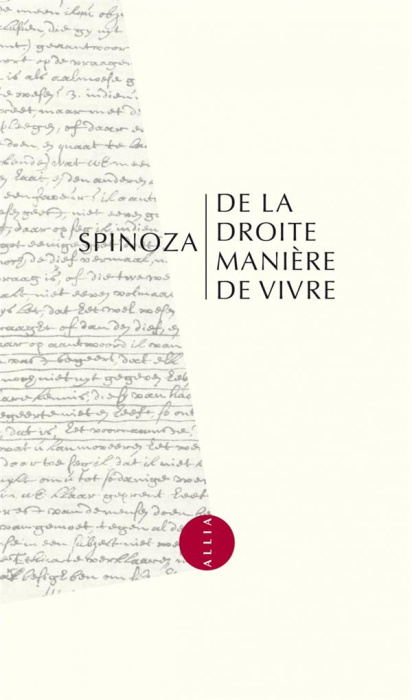 Emprunter De la droite manière de vivre livre