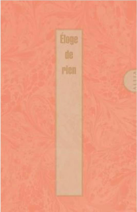 Emprunter Eloge de rien livre