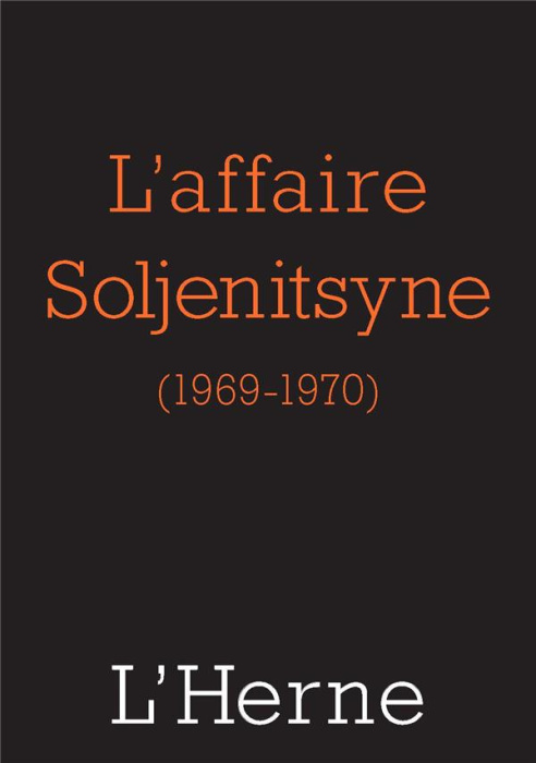 Emprunter L'affaire Soljenitsyne livre