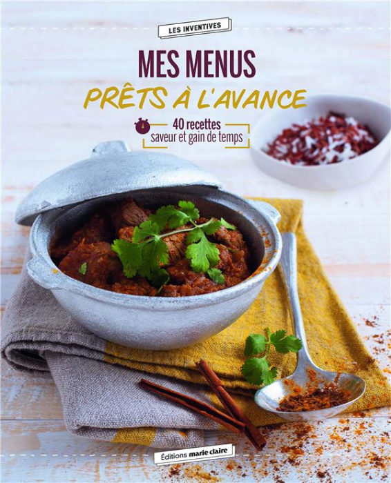 Emprunter Mes menus prêts à l'avance. 40 recettes pour cuisiner sans stresser ! livre