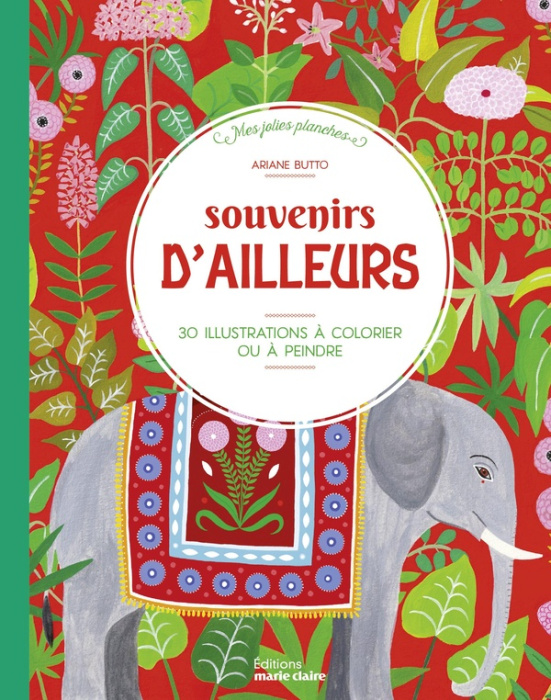 Emprunter Souvenirs d'ailleurs. 30 illustrations à colorier ou à peindre livre