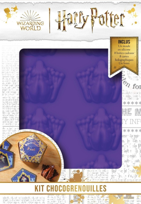Emprunter Kit Chocogrenouilles Harry Potter. coffret avec 1 moule, 8 boîtes-cadeaux, 8 cartes holographiques e livre