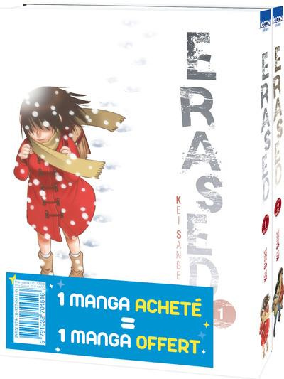 Emprunter Erased Tomes 1 et 2 : Pack offre découverte. 1 manga acheté = 1 manga offert livre