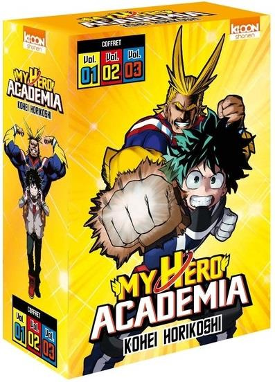 Emprunter My Hero Academia : Coffret en 3 volumes : Tome 1, Izuku Midoriya : les origines ; Tome 2, Déchaîne-t livre