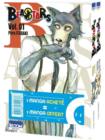Emprunter Beastars : Pack en 2 volumes : Tomes 1 et 2. 1 manga acheté = 1 manga offert livre