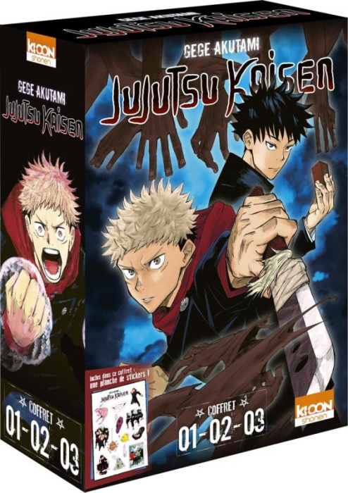 Emprunter Jujutsu Kaisen - Coffret en 3 volumes : Tomes 1 à 3 livre