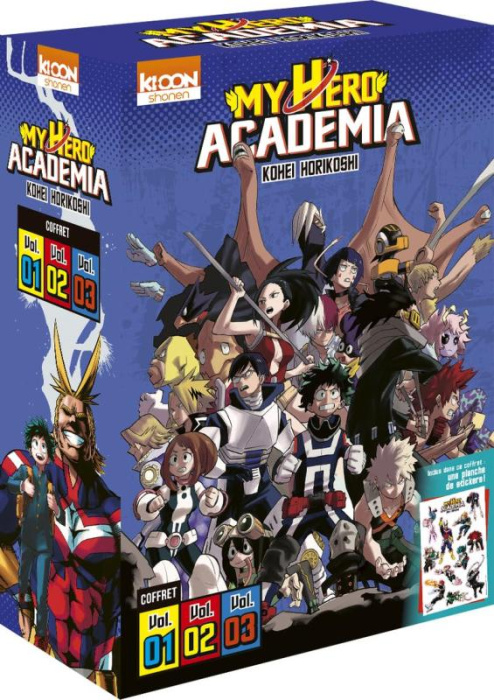 Emprunter My Hero Academia - Coffret en 3 volumes : Tomes 1 à 3 livre