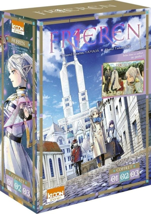 Emprunter Frieren : Coffret en 3 volumes : Tomes 1 à 3. Avec 1 poster livre