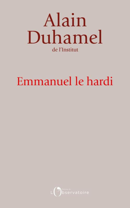 Emprunter Emmanuel le hardi livre