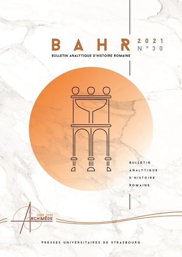 Emprunter Bulletin analytique d'histoire romaine N° 30/2021 livre