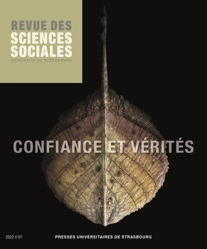 Emprunter Revue des Sciences Sociales N° 67/2022 : Confiance et vérités livre