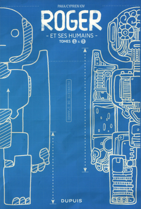 Emprunter Roger et ses humains : Coffret en 2 volumes : Tome 1 ; Tome 2. Avec un papertoy collector Roger livre